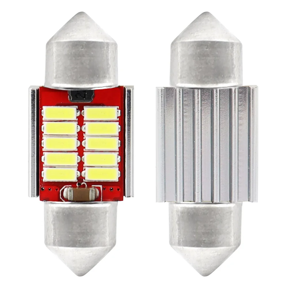 ZAROWKA LED 12-24V C5W C10W 31MM 10XSMD AMIO 01288