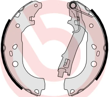 Sada brzdových čelistí BREMBO S23533