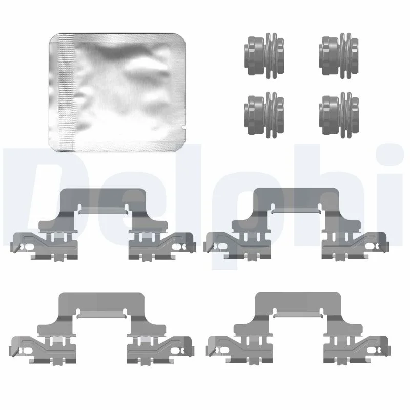 Sada příslušenství, obložení kotoučové brzdy DELPHI LX0777