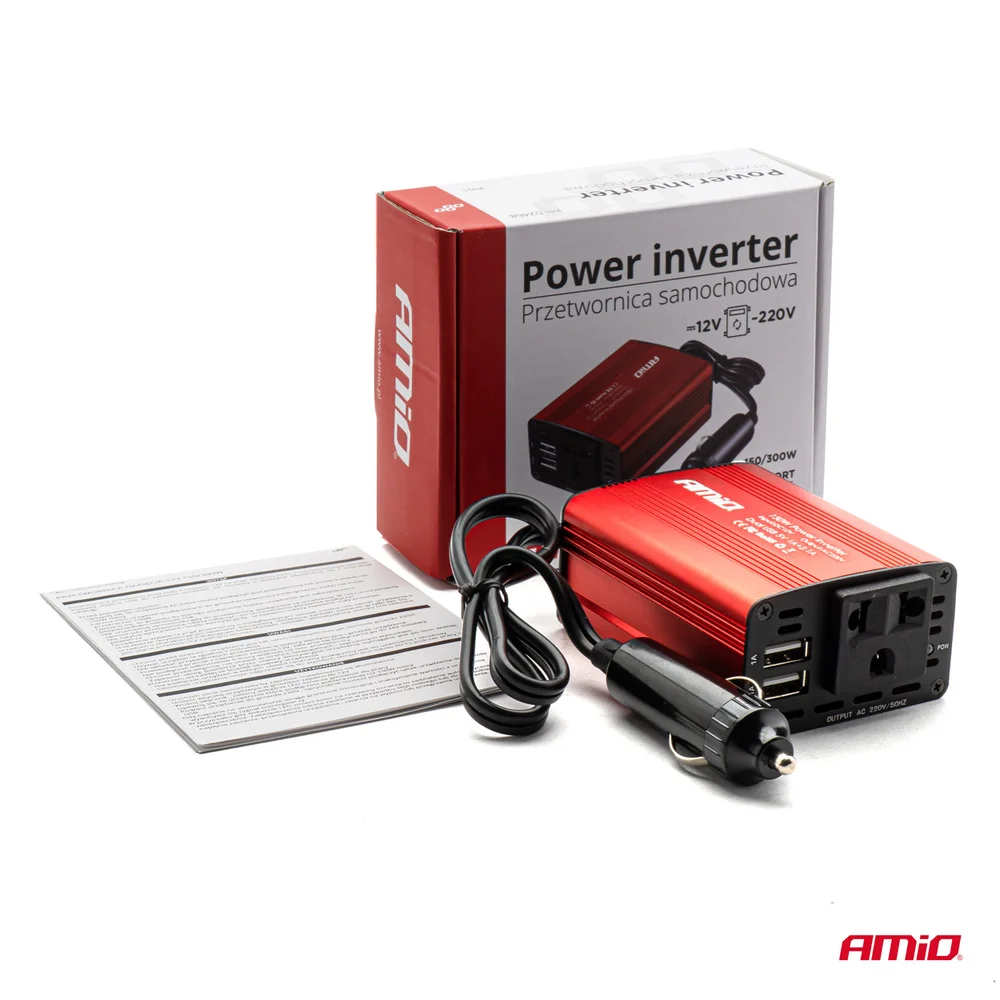 MĚNIČ NAPĚTÍ 12V/230V 150W/300W AMIO 02468 - Obrázek 5