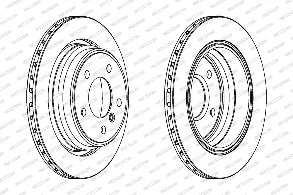 Brzdový kotouč FERODO DDF836C – OE 34211163153