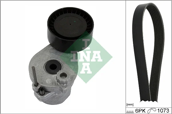 Sada žebrovaných klínových řemenů Schaeffler INA 529053010