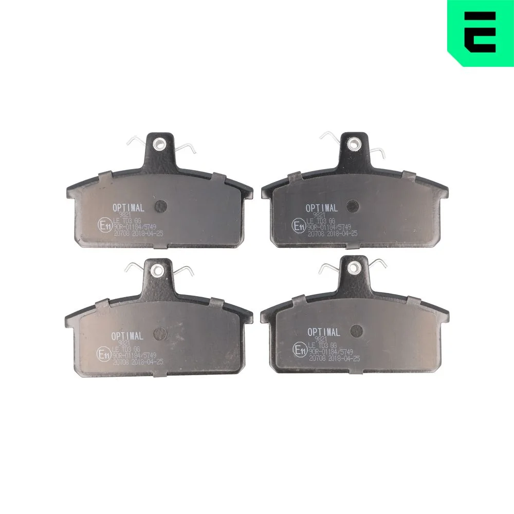 Sada brzdových destiček, kotoučová brzda OPTIMAL BP-09821