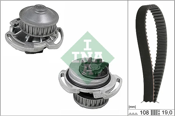 Vodní pumpa + sada ozubeného řemene Schaeffler INA 530071730