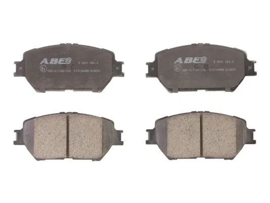 Sada brzdových destiček, kotoučová brzda ABE C12104ABE