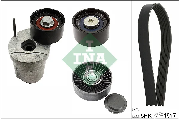 Sada žebrovaných klínových řemenů Schaeffler INA 529036810