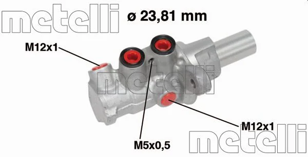 Hlavní brzdový válec METELLI 05-0749