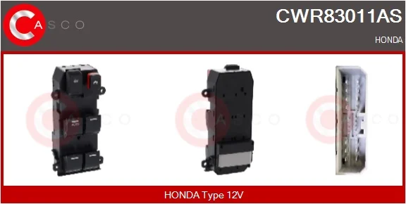 Spínač, zvedací zařízení oken CASCO CWR83011AS – OE 35750SWAK01 Spínač, zvedací zařízení oken CASCO CWR83011AS – OE 35750SWAK01