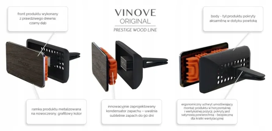 Osvěžovač vzduchu do auta VINOVE EVOLUTION LINE MARANELLO V11260/V17-16 - Obrázek 2