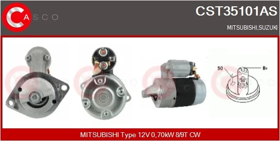 Startér CASCO CST35101AS Startér CASCO CST35101AS