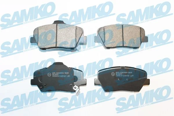 Sada brzdových destiček, kotoučová brzda SAMKO 5SP2032