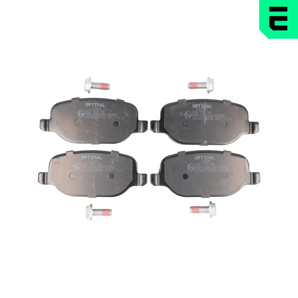 Sada brzdových destiček, kotoučová brzda OPTIMAL BP-12320