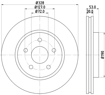 Brzdové kotouče Starline PB20590 Brzdové kotouče Starline PB20590