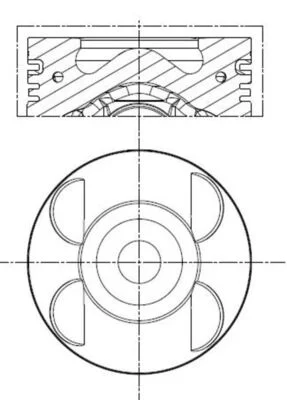 Píst MAHLE 001PI00105000