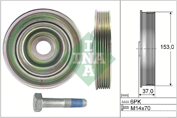 Sada remenice, klikova hridel Schaeffler INA 544009720 Sada remenice, klikova hridel Schaeffler INA 544009720
