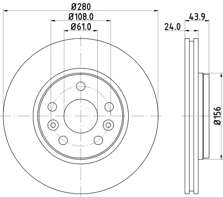 Brzdové kotouče Starline PB4021 Brzdové kotouče Starline PB4021