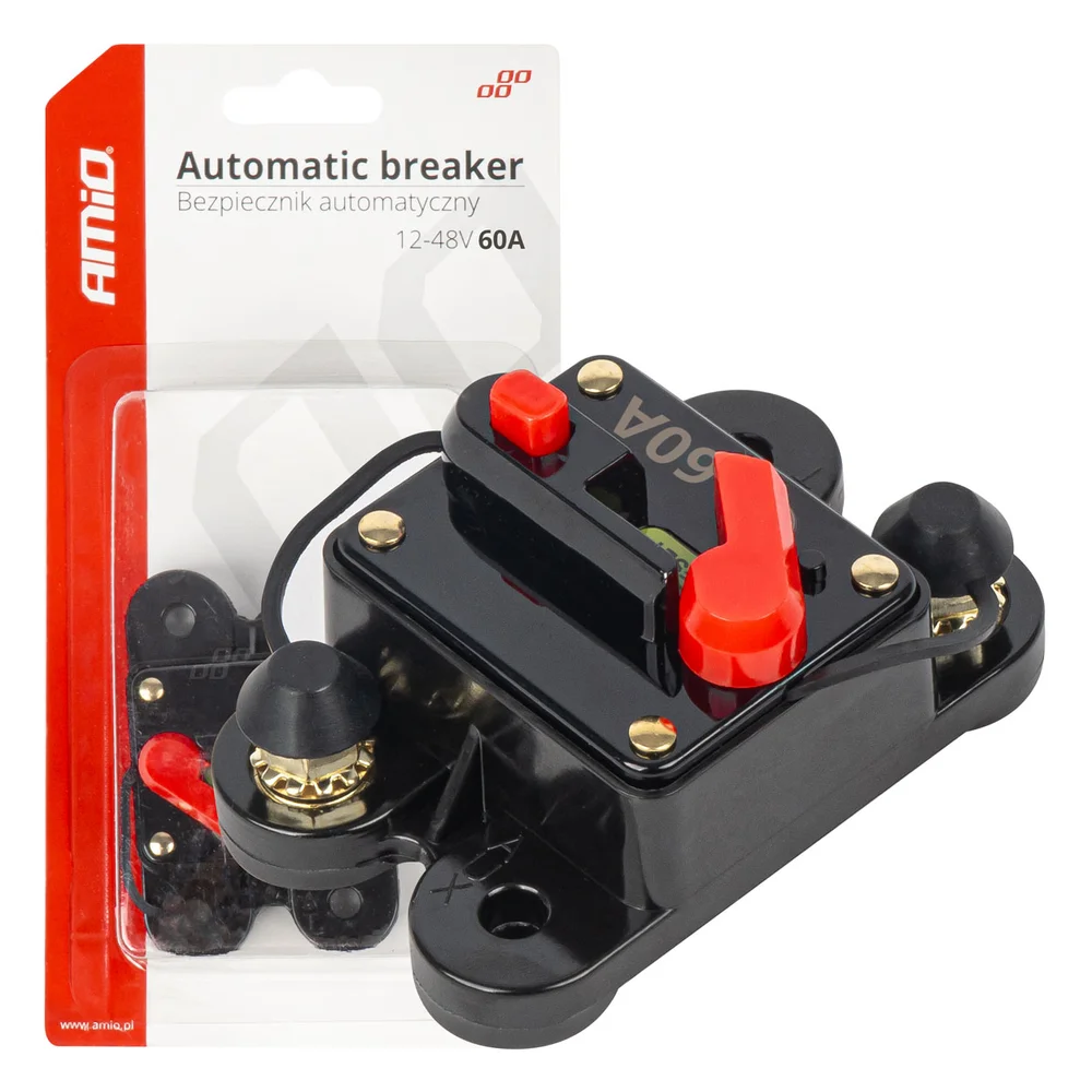 Automatická autopojistka 12-48V 60A AMIO-03826 Automatická autopojistka 12-48V 60A AMIO-03826