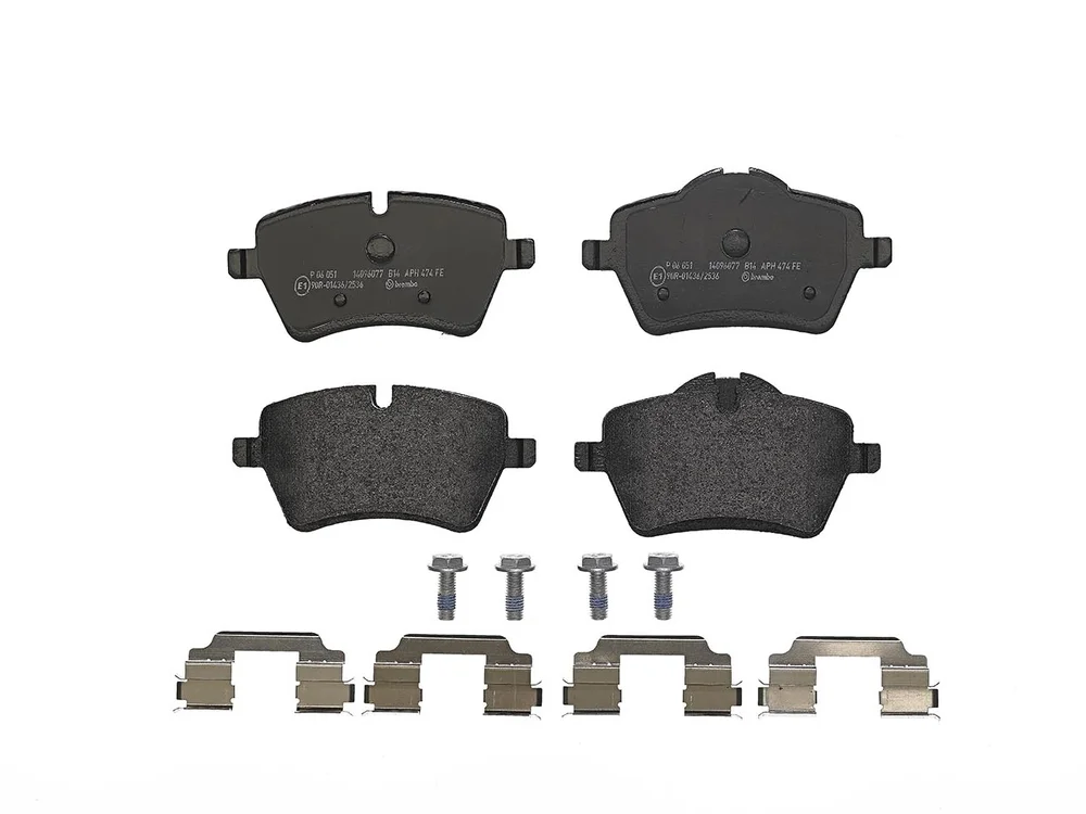 Sada brzdových destiček, kotoučová brzda BREMBO P06051X