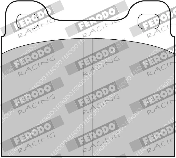 Sada brzdových destiček, kotoučová brzda FERODO RACING FCP2H