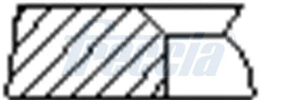 Sada pístních kroužků FRECCIA FR10-245800