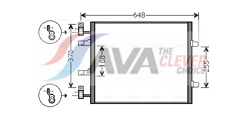 Kondenzátor, klimatizace AVA Clever Choice RTA5459