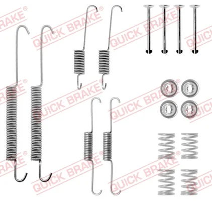 Sada příslušenství, brzdové čelisti QUICK BRAKE 105-0613 Sada příslušenství, brzdové čelisti QUICK BRAKE 105-0613