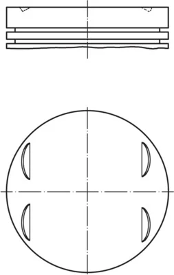 Píst MAHLE 0831302