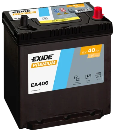 startovací baterie EXIDE EA406 startovací baterie EXIDE EA406