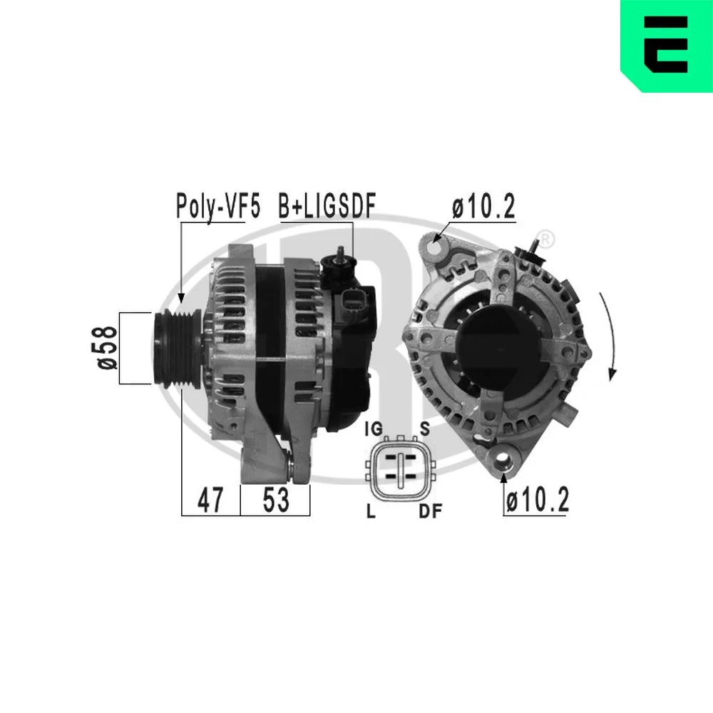 generátor ERA 210930A – OE 27060-27090