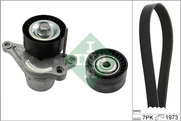 Sada zebrovanych klinovych remenu Schaeffler INA 529031710