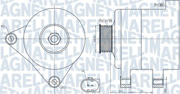 generátor MAGNETI MARELLI 063732011010
