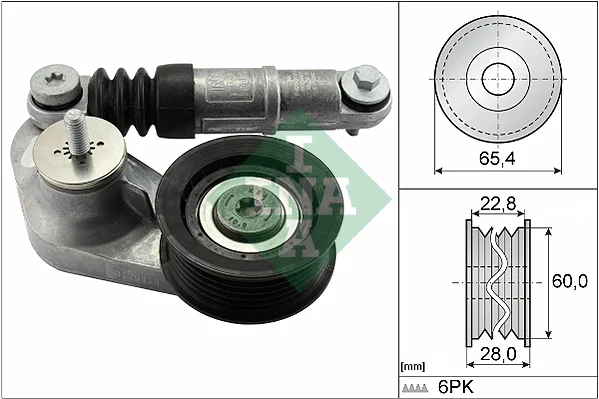 Napinaci rameno, zebrovany klinovy remen Schaeffler INA 534059510