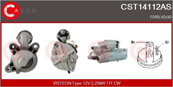 Startér CASCO CST14112AS Startér CASCO CST14112AS