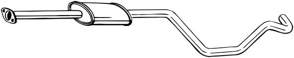 Stredni tlumic vyfuku BOSAL 284-617