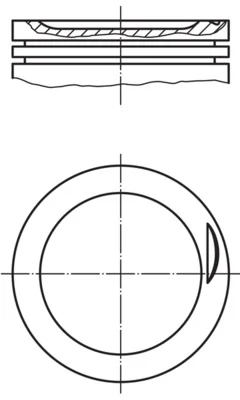 Píst MAHLE 0308300