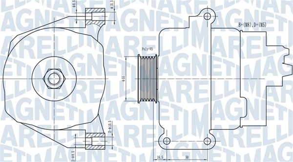 generátor MAGNETI MARELLI 063731766010 generátor MAGNETI MARELLI 063731766010