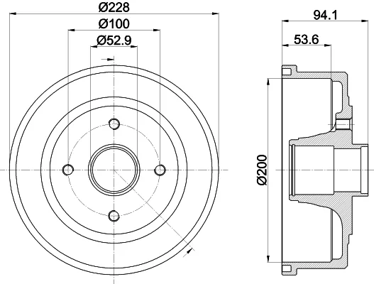 Brzdové kotouče Starline PB6805 Brzdové kotouče Starline PB6805