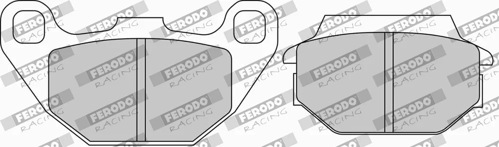 Sada brzdových destiček, kotoučová brzda FERODO RACING FDB2096EF