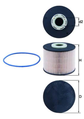 Palivový filtr MAHLE KX331D