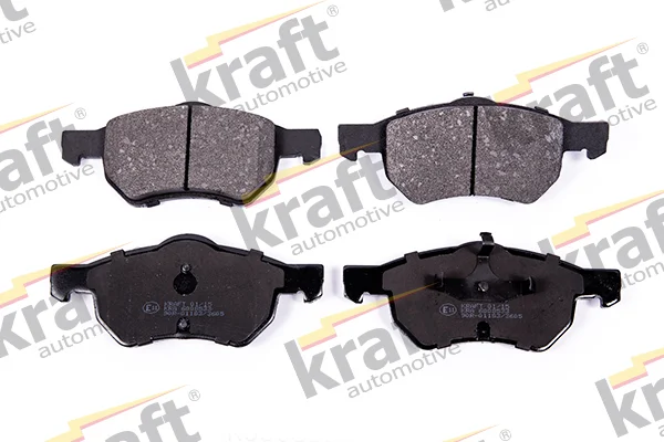 Sada brzdových destiček, kotoučová brzda KRAFT AUTOMOTIVE 6008533