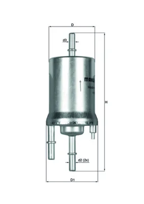 Palivový filtr KNECHT KL156/1