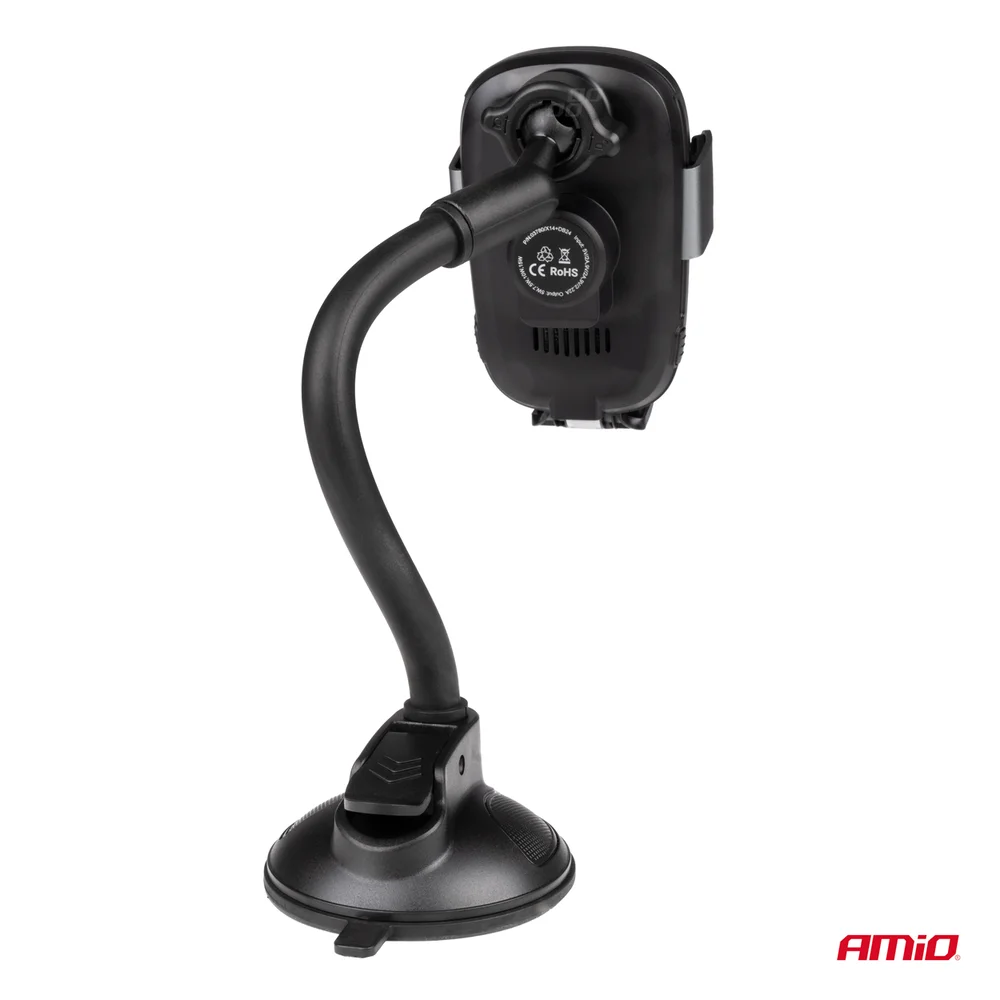 Automatický držák telefonu s bezdrátovým indukčním nabíjením 15W AMIO-03780 - Obrázek 2