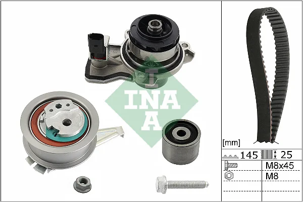 Vodní pumpa + sada ozubeného řemene Schaeffler INA 530066530