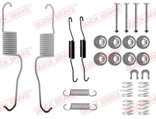 Sada příslušenství, brzdové čelisti QUICK BRAKE 105-0886