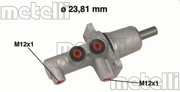 Hlavní brzdový válec METELLI 05-0617