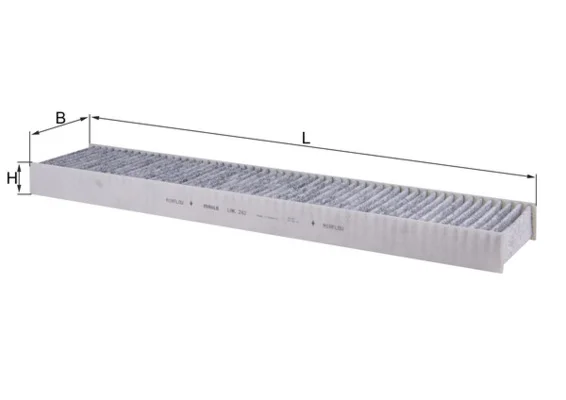 Filtr, vzduch v interiéru MAHLE LAK242