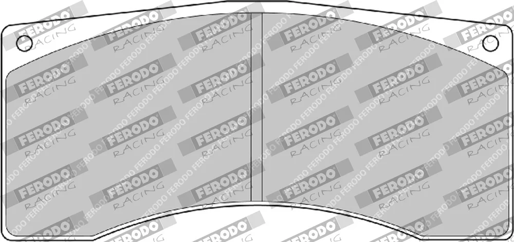 Sada brzdových destiček, kotoučová brzda FERODO RACING FRP1077R