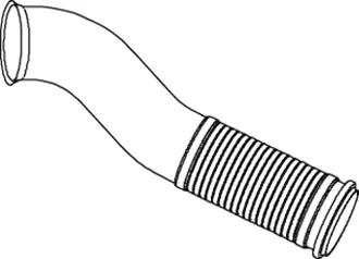 Výfuková trubka DINEX 82235