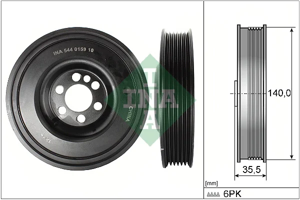 Řemenice, klikový hřídel Schaeffler INA 544015910