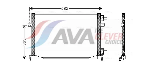 Kondenzátor, klimatizace AVA Clever Choice RTA5400